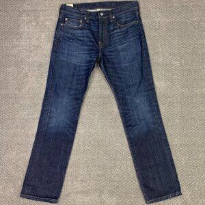 J. CREW 484 Jeans Men's 33 x 32 Fit 34 x 31 Blue Kaihara Denim Japanese Slim